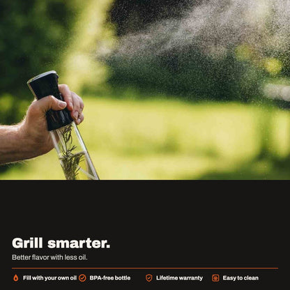 Grill Spray: better flavor with less oil